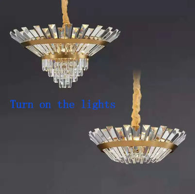 Round Luxury Pendant Lights E14 Customized Smoked Glass Cluster Pendant Light