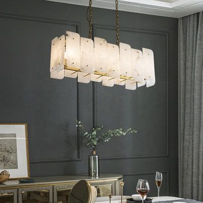ODM High End Pendant Lights White Marble Modern Pendant Light 3000K 4000K