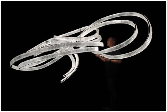 Minimalist Crystal Chandelier