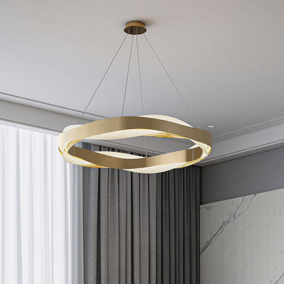 OEM ODM Three-Color Changed LED Commercial Chandeliers 58W 72W