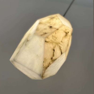 Modern Light Luxury Drop Pendant Lamp Simple Creative Restaurant Bar Bedside Calcite Pendant Light