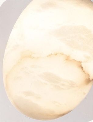 Modern Design Indoor Hanging Decoration Dining Room Villa Living Room Kitchen Island Brass Restaurant Alabaster Chandelie