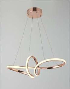 Gold Northern Europe Modern Aluminum Home Lighting Chrome Led Chandelier Pendant Light