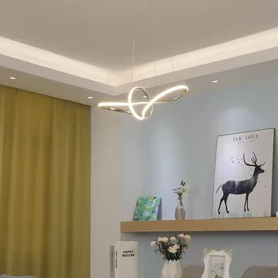 Gold Northern Europe Modern Aluminum Home Lighting Chrome Led Chandelier Pendant Light