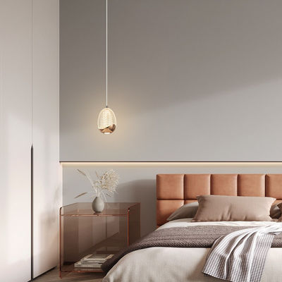 Acrylic Bedside Senior Sense Light Luxury Classic Cafe Restaurant Bar Round Glass LED Chandelier