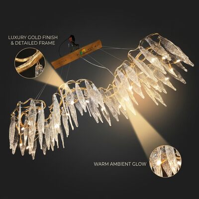 Customized Hotel Pendant Crystal Chandelier Light Luxury Hanging Fixture Villa Club Lobby Decor