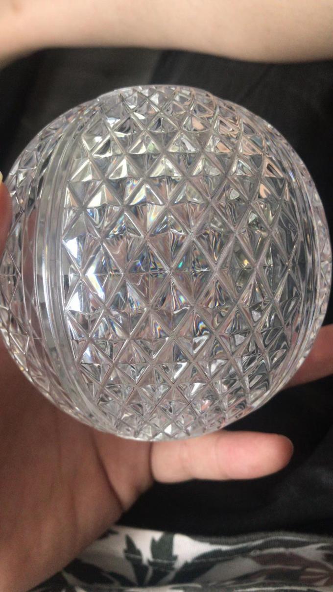 Moderne gouden kroonluchter Huisdecoratie Slaapkamer Woonkamer LED Ring Glas Parel Hanglamp 6