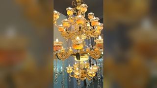 Bal Horizontaal Ovaal Steen Albast Restaurant Hanglamp Trap Creatief