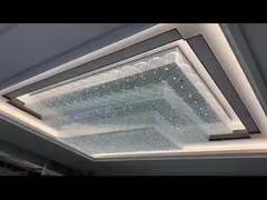 Aanpassen van kristal kandelaar plafondlamp