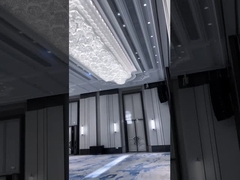 Van de Kroonluchterkristallen van het titanium de Gouden Glas van de de Luxetegenhanger Lichten 6m2 aan 25m2