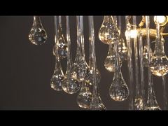 Decoratie Kroonluchter Duplex Woonkamer Blad Tak Kristallen Kroonluchter Ronde Villa Hotel