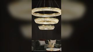 Introduceer op maat gemaakte albasten L1P kroonluchter luxe messing hangende hanglamp voor u
