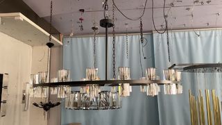 Klassieke high-end Europese kristalkaars kandelaar 220-240V