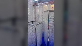 Messing albasten kroonluchter moderne hanglamp voor eetkamer