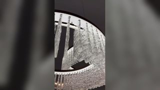 IJzer geplatte messing kleur Scagliola Luxe plafondlichten voor huisversiering