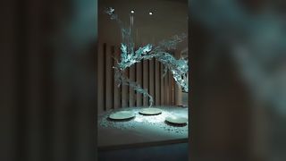Aangepaste kroonluchters Gekleurde kristallen kroonluchter Kunst en licht- en schaduwexpressie