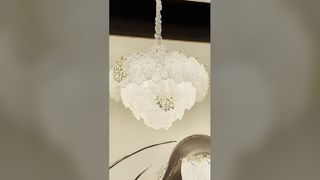Diamantgeslepen E14 kroonluchter ronde hangende kroonluchterverlichting roestvrij 100lm/W
