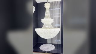 Zhongshan Hoge kwaliteit moderne ronde albasten ballon eetkamer gipsen kroonluchter nieuwe ontwerper lange M