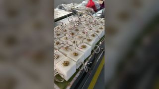 Witte alabaster hanglampen