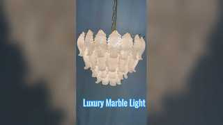 Luxe marmeren hanglamp voor moderne woningen