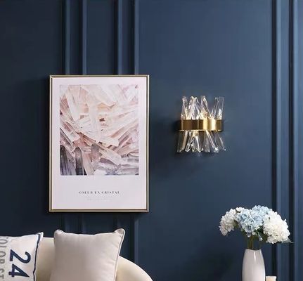 G9 E14 Crystal Modern Wandlamp 6000K 3000K Gold Crystal Wall Sconce