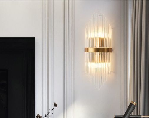 De hoge Blakers 7000lm E14*2 Crystal Sconce Lights van de Helderheids Binnen Moderne Muur