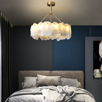 van de de Slaapkamerluxe van 240V 60Hz het de Tegenhangerplafond steekt de Natuurlijke Lamp van de Dolomiettegenhanger aan