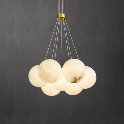 Spaanse van de het Koper Albasten Tegenhanger van de Stijleetkamer de Kroonluchterverlichting 100lm/W