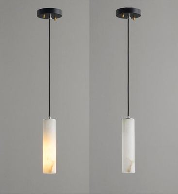 AC265V eigentijdse Natuurlijke Marmeren Albasten het Plafondlamp van Keuken Moderne Decoratieve Lampen