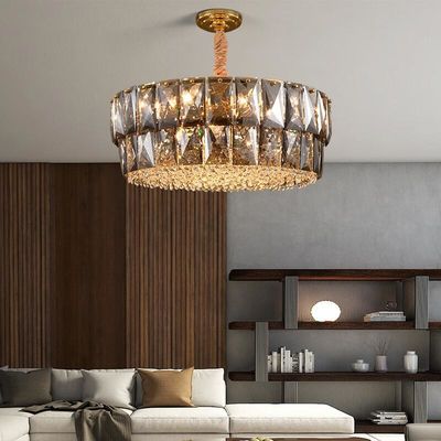Glans Helder K9 Gerookt Crystal Chandelier Smoky Quartz Chandelier Tricolor