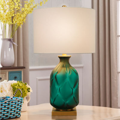 Veranderbare kleur Groene keramische moderne tafellampen voor de slaapkamer 500lm 550lm