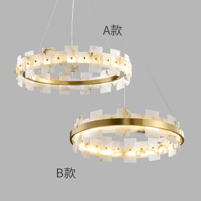 H65 Messing Hoge hardheid Marmeren effect Plafondlicht Moderne hanglampjes 15m2 tot 25m2