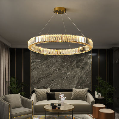 Dia120cm Geometrisch Rond Modern Ring Pendant Light AC85V aan 265V