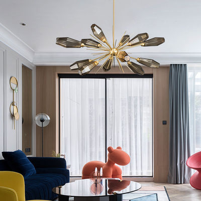 ODM Moderne Decoratieve Lampen LEIDENE Hoge Lichte Overbrengingskroonluchter AC110V