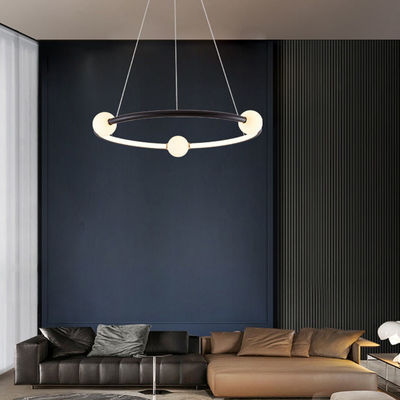 Nordic Simple Gold Paint Scrub Ring kandelaar Moderne hanglamp ODM AC110V