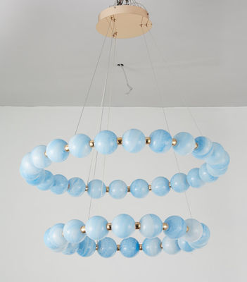 E26 / E27 Multi Lichte Crystal Ring Chandelier For Living Room-Decoratie