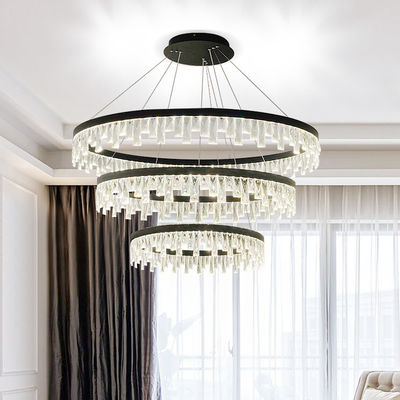 Rond Ring Adjustable Multi Light Chandelier voor Loungedecoratie