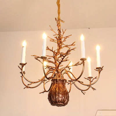 Bestand het Vuil van het LEIDENE Plafondcrystal candle chandelier lamp waterproof van E14