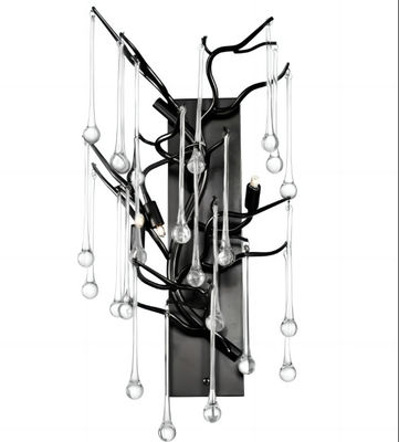K9 ontruim Crystal Drop Metal Wall Sconce L280*W220*H460