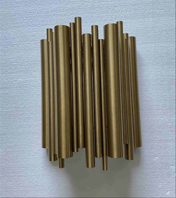 Creatieve LEIDENE van de Ontwerp Moderne Gouden Buis Muurblakers voor Woonkamer