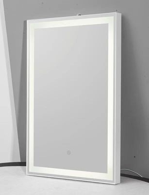 Vierkant en Cirkel van de LEIDENE Licht ABS Badkamersspiegel Plastic Kader