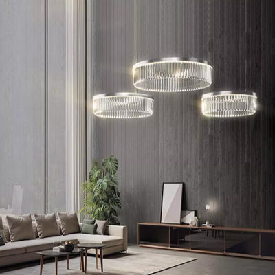 LED drie-kleurig licht Moderne glazen hanger kandelaar licht 4000K