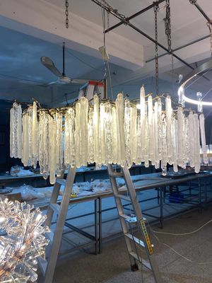 Nordic Creative Ice Block kandelaar Luxe kristal kandelaar lampen