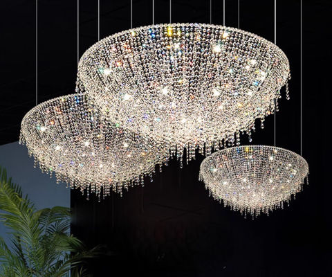 Egyptische Italiaanse stijl licht luxe kristal kroonluchter woonkamer high end villa hotel restaurant pengdant licht