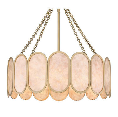 Moderne luxe alabaster L1P kandelaar koperen hangend hangend hangend licht eetkamer keuken eiland hotel bar ac fabrieksprijs