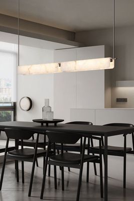 Goede kwaliteit Franse moderne kunst Luxe Eetkamer Villa Woonkamer Decoratieve Marmeren kandelaar Licht