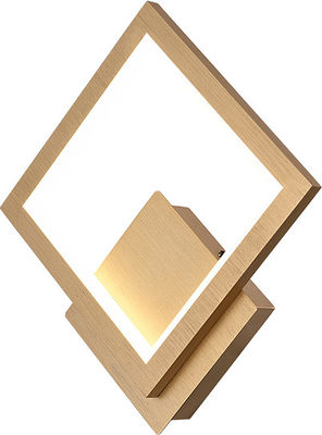 Creatief vierkant aluminium wandlicht 18w woonkamer achtergrondmuur Slaapkamer hoofdstuk kunst wandlicht