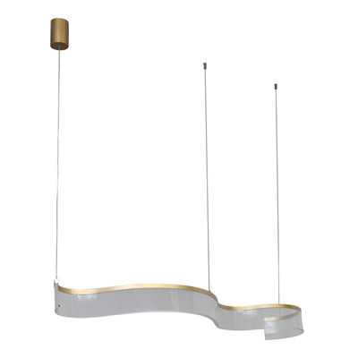Moderne luxe gids spiraal LED kroonluchter voor woonkamer slaapkamer