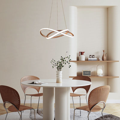 Moderne design in noordelijke stijl Aluminiumlamp Restaurant Lobby 166w Led kandelaarlamp