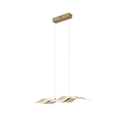 Nordic Chandelier Modern Luxe Groot Langstrook Wave Shape Acryllamp Bar Hotel Home Decoratieve Chandelier Hanglamp